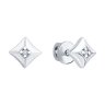Серьги из серебра с бриллиантами (Арт.94-222-02137-1)