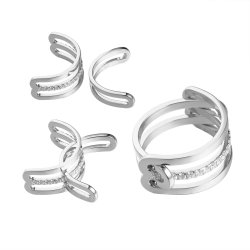 Кольцо из серебра с фианитом (Арт.cz-r05285-x-w-x-x-w)