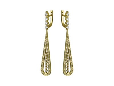 Серьги Эстет (Арт.01s643310)