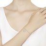 Браслет из серебра с кварцем (Арт.92050133)