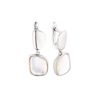 Серьги серебряные с жемчугом «Gravity Fresh» SOKOLOV (арт.RB-E01926-X-W-PN-X-X)