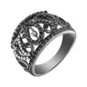 Кольцо из золота с бриллиантом (Арт.r23586_ko_db_blk)