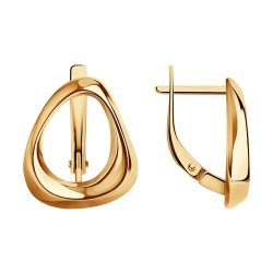 Серьги из золоченого серебра (Арт.93021012)