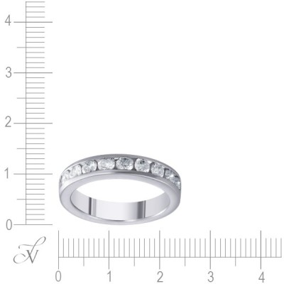 Кольцо с бриллиантами «Северное Сияние» из белого золота JVG (арт.X13R1305D003_KO_WG)