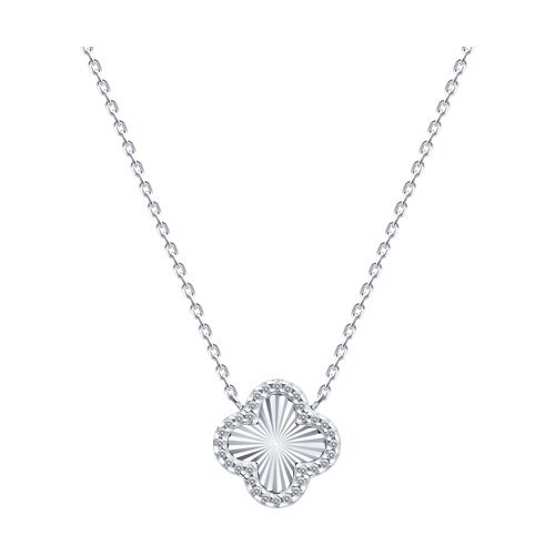 Колье из серебра с фианитами (Арт.94071366)