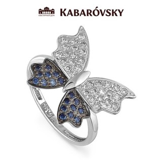 Кольцо с бриллиантами «Танец бабочек» из золота Kabarovsky (арт.11-1746-2789)