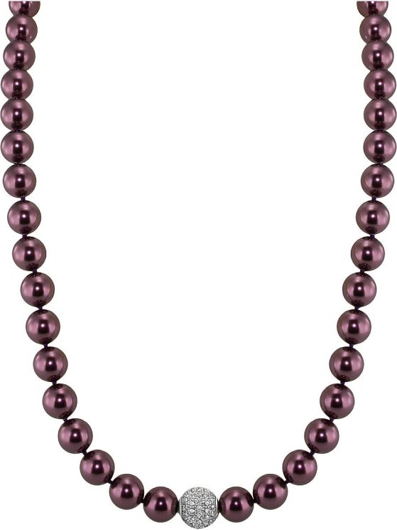 Ожерелье из серебра с жемчугом (Арт.91l-sk-18)