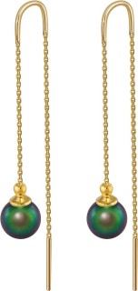 Серьги серебряные с жемчугом «Beautiful 25G» Rivoli (арт.AAS-11-8-25-G)