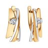 Серьги из золота с фианитами (Арт.028916)