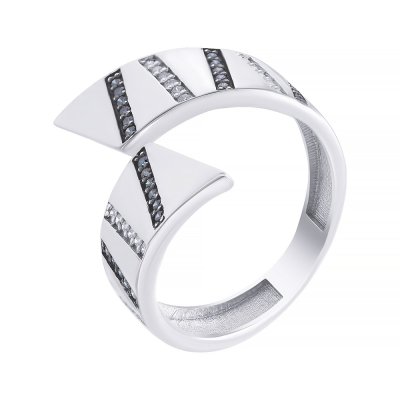 Кольцо из белого золота с бриллиантом (Арт.4838_wgdwdl_ko_dl_wg)