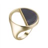 Кольцо с жемчугом Gravity Fresh Jewelry «Лимонный орбит» (арт.PI-R03234-X-L-PNB-X-X)