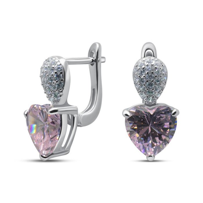 Серьги серебряные с кубическим цирконием «Крылья мечты» My Jewels (арт.2212)