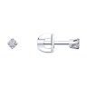 Серьги одиночные из серебра с фианитом (Арт.94170002)