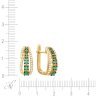 Серьги из золота с бриллиантом и изумрудом (Арт.e50540a1s14yb001_sr_em_yg)