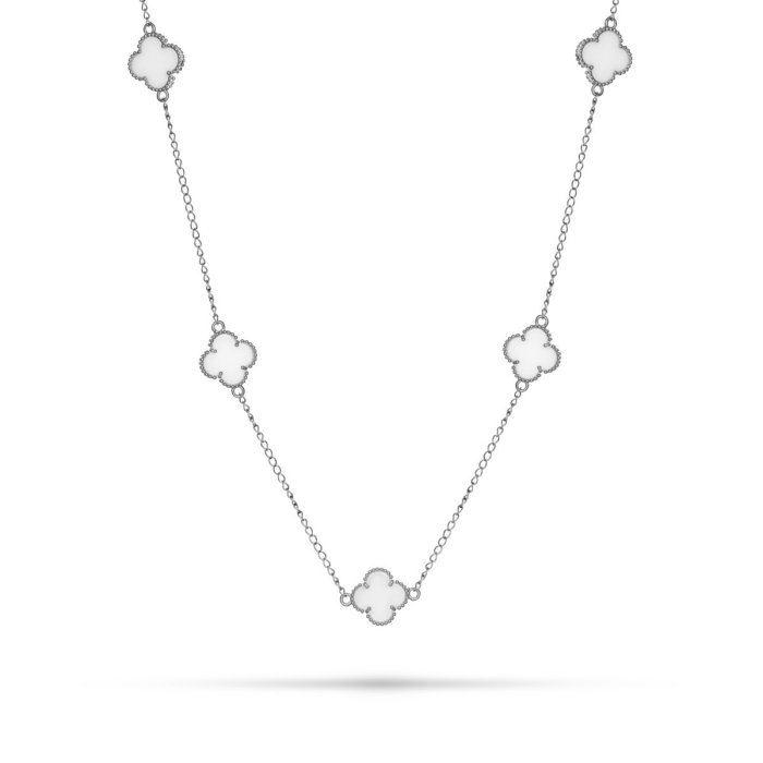 Ожерелье из серебра с керамикой (Арт.tc-n00748-w-w-x-x-x)