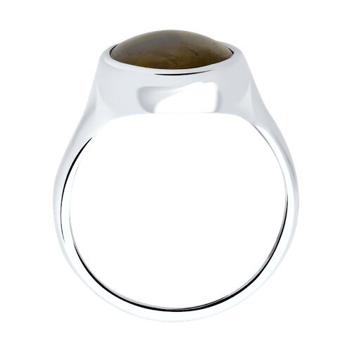 Кольцо из серебра с лабрадоритом (Арт.83010072)