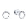 Серьги из серебра с бриллиантами (Арт.94-222-02695-1)