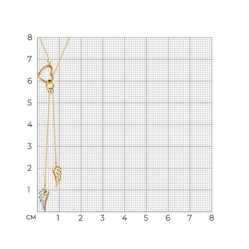 Колье из золота с бриллиантами (Арт.1070160)
