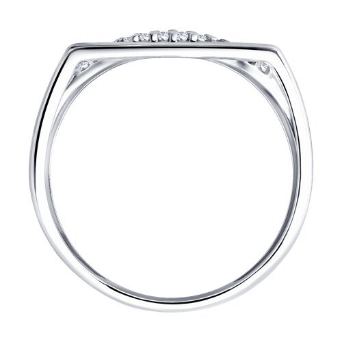 Кольцо из серебра с фианитами (Арт.94014842)