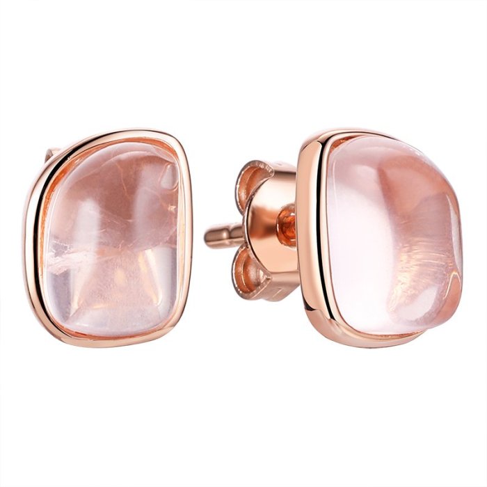 Серьги из серебра с кварцем (Арт.ay-e03834-x-g-pq-x-x)