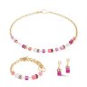 Колье pink-gold la_3038_10-0416