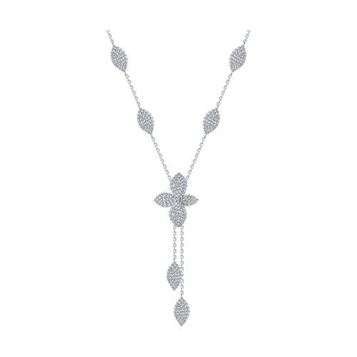 Колье из серебра с фианитами (Арт.94071367)