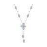 Колье из серебра с фианитами (Арт.94071367)