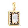 Подвеска золотая пробы 585 с горным хрусталем (Арт.51-330-02962-1) Подвеска золотая пробы 585 с горным хрусталем (Арт.51-330-02962-1)