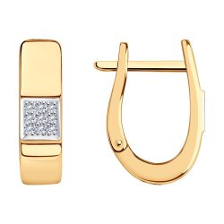 Серьги из золота с бриллиантами (Арт.51-220-01461-1)