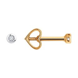 Серьги из золота с бриллиантами (Арт.51-222-01938-1)