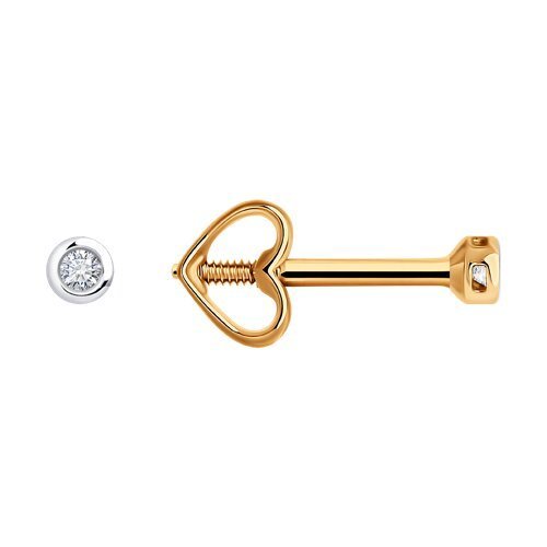 Серьги из золота с бриллиантами (Арт.51-222-01938-1)