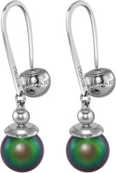 Серьги из серебра с жемчугом (Арт.aas-9-10-25-s)
