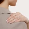 Кольцо из золота с фианитами (Арт.017339)