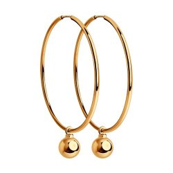 Серьги из золота (Арт.028391)
