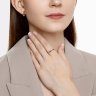 Серьги из золота с бриллиантами и танзанитами (Арт.6024081)
