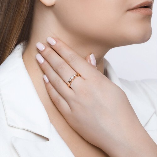 Кольцо из золота с бриллиантами (Арт.1011341)