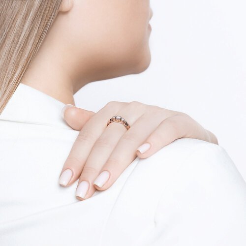 Кольцо из золота с бриллиантами (Арт.1011341)