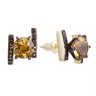 Серьги с цитрином «Spring Shine» серебро 925 Fresh Jewelry (арт.MP-E00013-X-LB-YS-X-BR)