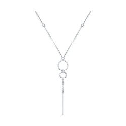Колье из серебра с эмалью (Арт.94070162)