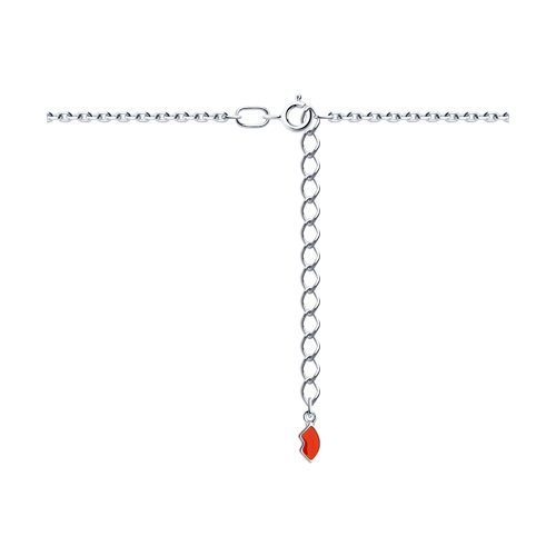 Колье из серебра с эмалью (Арт.94070162)