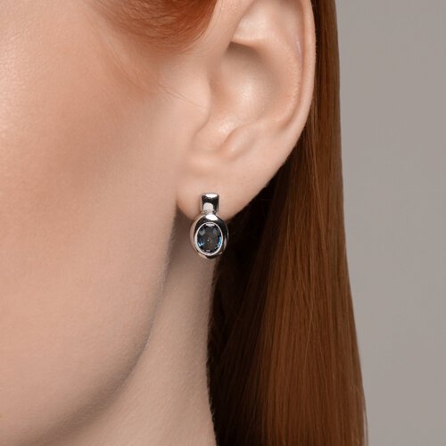 Серьги золотые пробы 585 (Арт.728713-3)