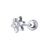 Серьга из серебра с фианитом (Арт.94170199)
