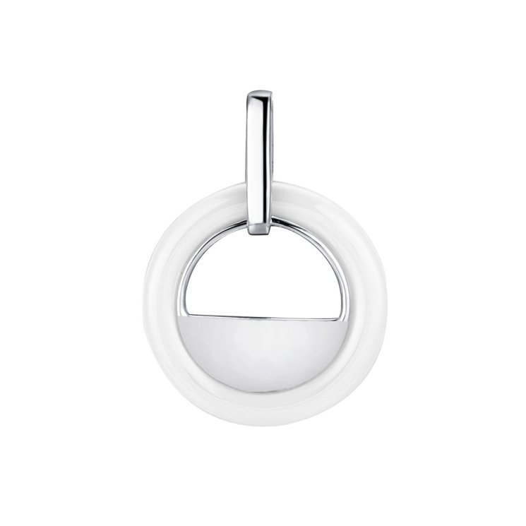 Кулон из серебра с керамикой (Арт.tc-p01563-w-w-x-x-x)