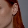 Серьги из серебра с бриллиантами (Арт.94-222-02699-1)