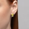 Серьги из серебра с эмалью (Арт.94026441)