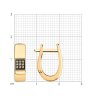 Серьги из золота с бриллиантами (Арт.51-220-01461-3)