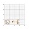 Серьги из золота с бриллиантами и жемчугом (Арт.51-222-02021-1)