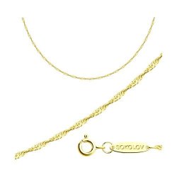 Цепь из золочёного серебра (Арт.958090302)