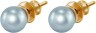 Серьги серебряные с жемчугом «Beautiful 27G» Rivoli (арт.AAS-15-6-27-G)