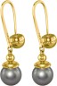 Серьги серебряные с жемчугом «Beautiful 31G» Rivoli (арт.AAS-9-10-31-G)